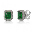 PENDIENTES PLATA 1 LEY ESMERALDA
