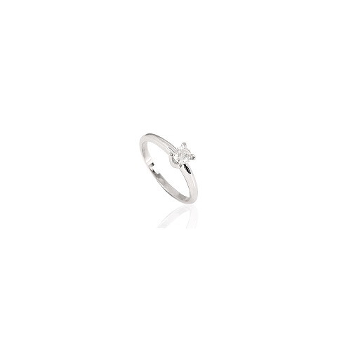 SOLITARIO DIAMANTE ORO BLANCO