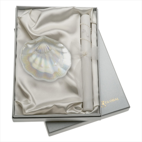 SET BAUTISMO VELA+CONCHA