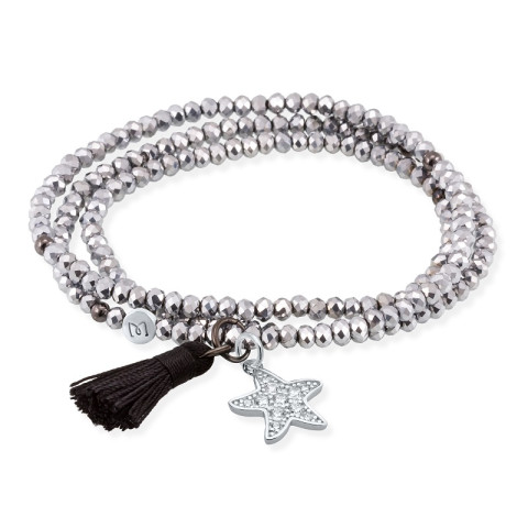 PULSERA ZEN PLATA ESTRELLA