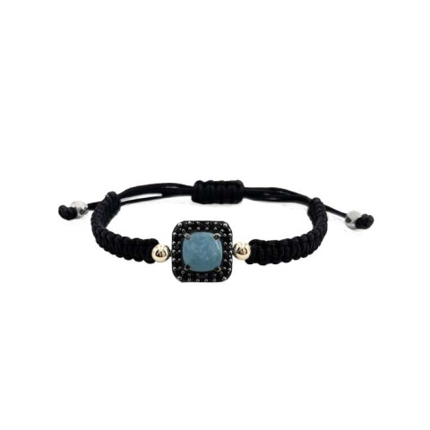 PULSERA MACRAME HEMIMORFITA Y ESPINELAS 