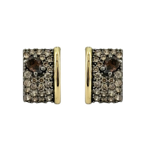 PENDIENTES PLATA Y ORO BOHEMME