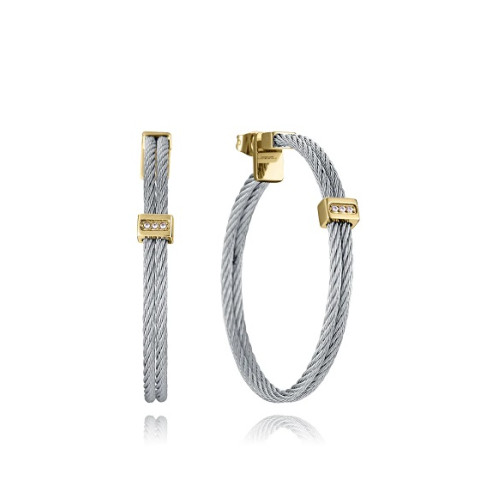 PENDIENTES ACERO viceroy