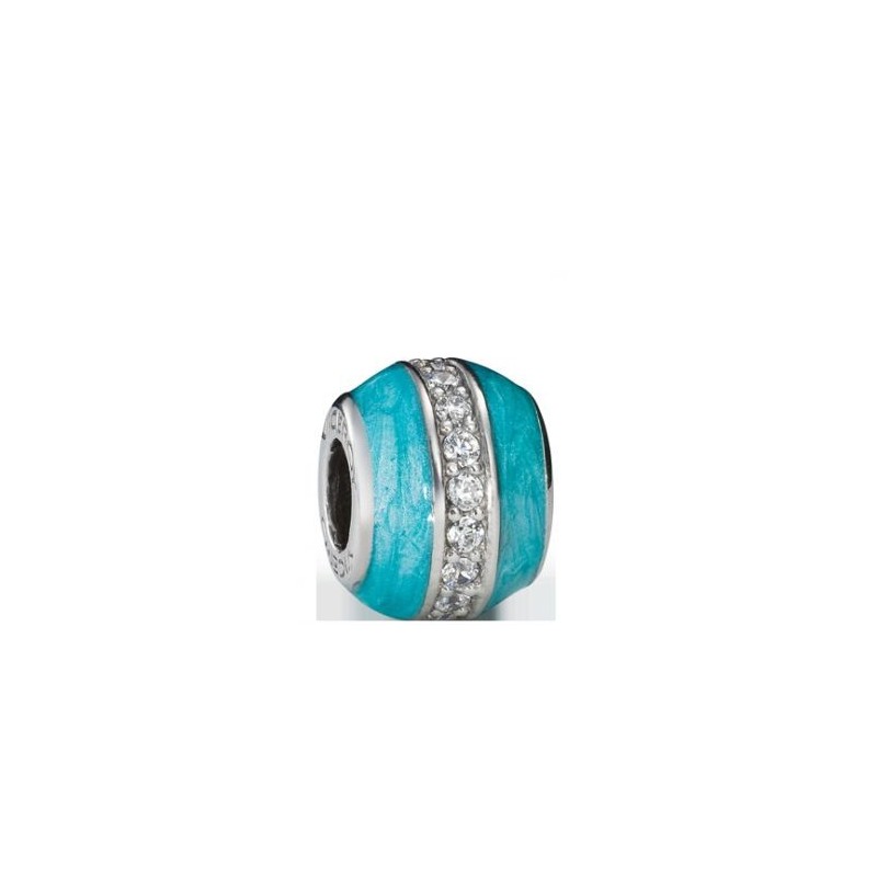 ABALORIO PLATA Y ESMALTE
