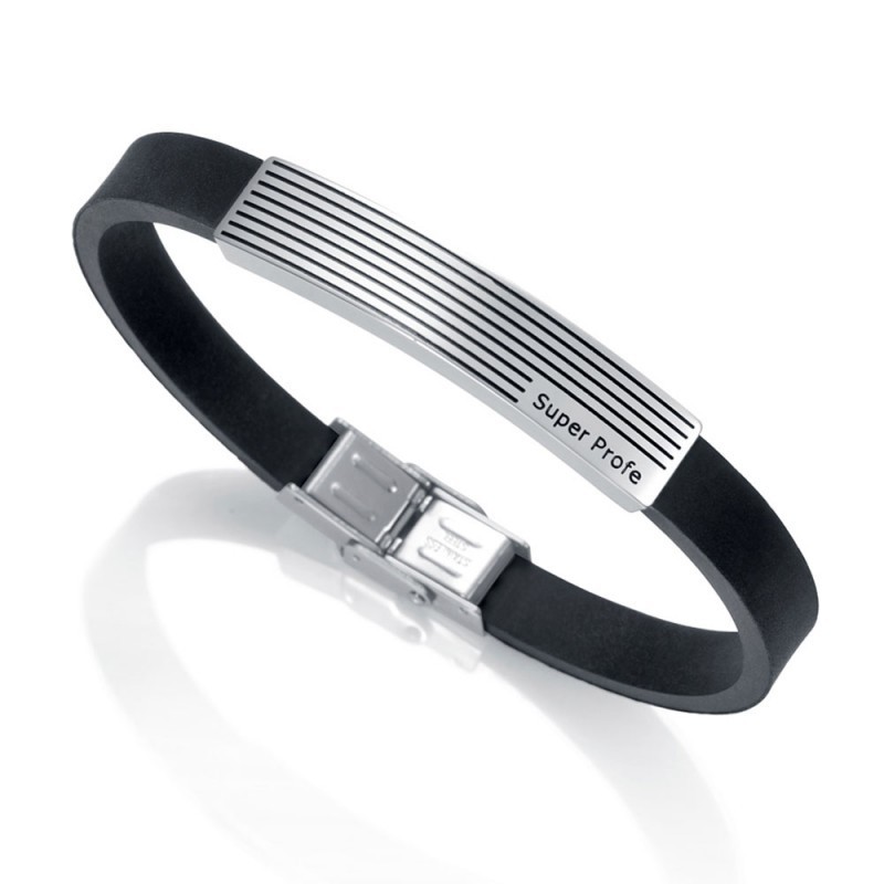 PULSERA ACERO SILICONA PROFESOR