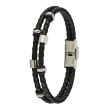 PULSERA PIEL Y ACERO MAREA