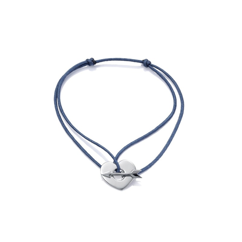 PULSERA CORAZON PLATA VICEROY