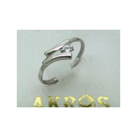 ANILLO 750 MLS ORO BLANCO