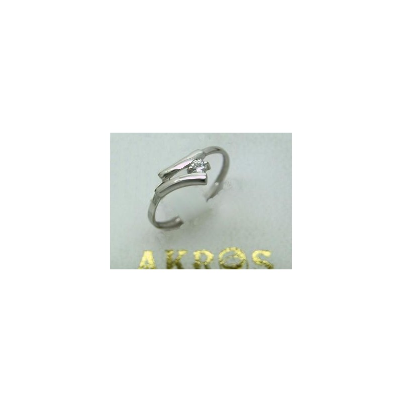 ANILLO 750 MLS ORO BLANCO