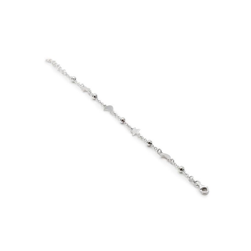 PULSERA PLATA 1 LEY ESTRELLAS