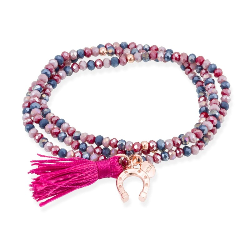 PULSERA ZEN ROSA HERRADURA 