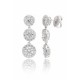 PENDIENTES 3 CENTRALES BORDEADOS