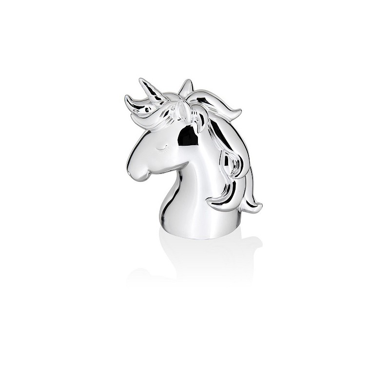 HUCHA UNICORNIO PLATA