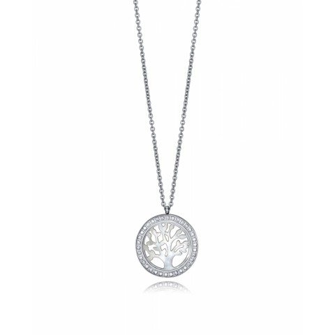 COLLAR ACERO ARBOL CIRCONITAS
