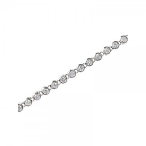 PULSERA PLATA 1 LEY RIVIERE