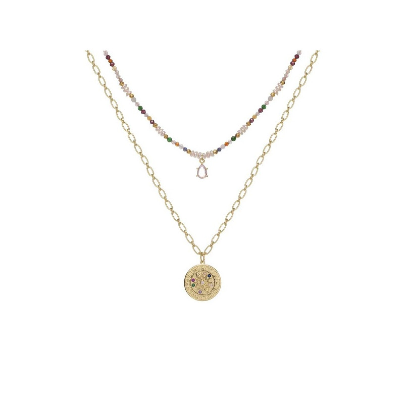 COLLAR PLATA 1 LEY DOBLE