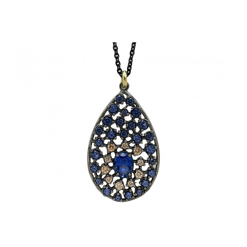 COLGANTE PLATA Y ORO BOHEMME