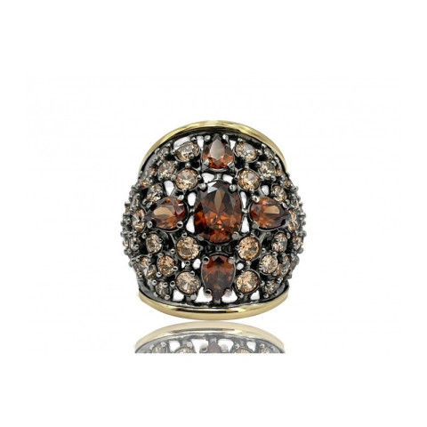 SORTIJA PLATA Y ORO BOHEMME