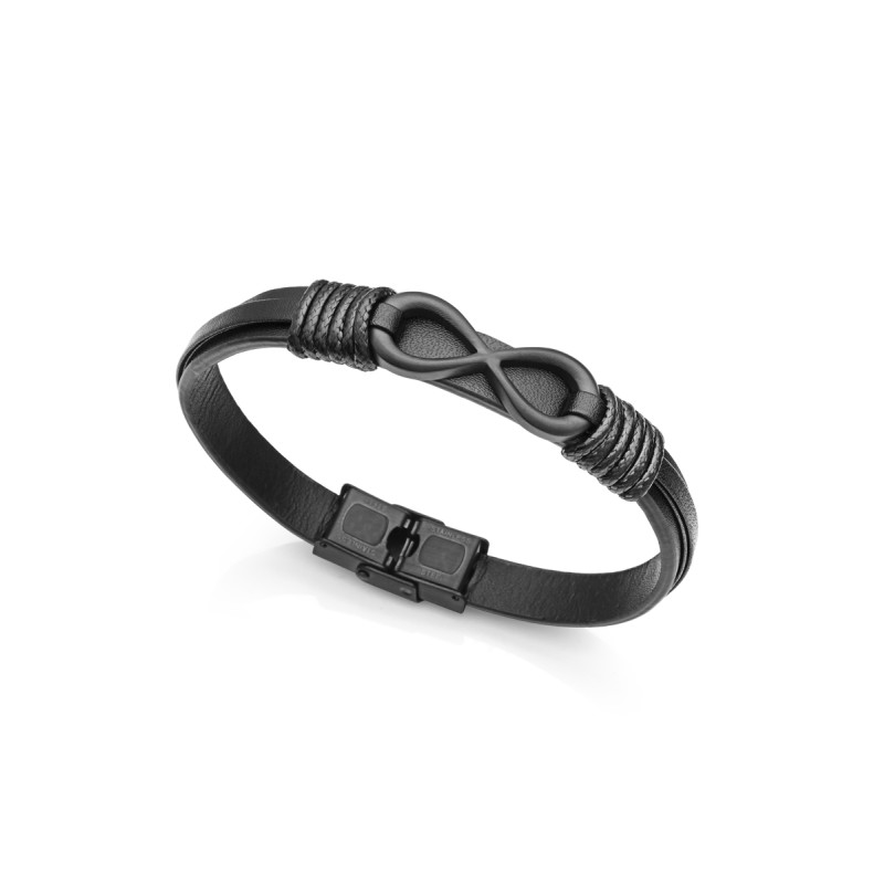 PULSERA ACERO NEGRO