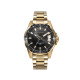 RELOJ ACERO IP DORADO