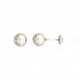 PENDIENTES PLATA BOLA 7MM