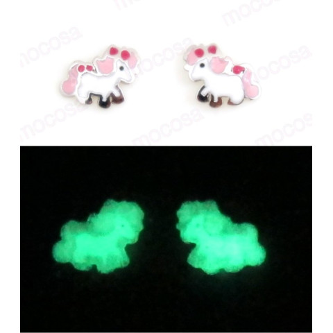 PENDIENTES UNICORNIO PONY