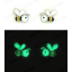 PENDIENTES ABEJA ESMALTADOS