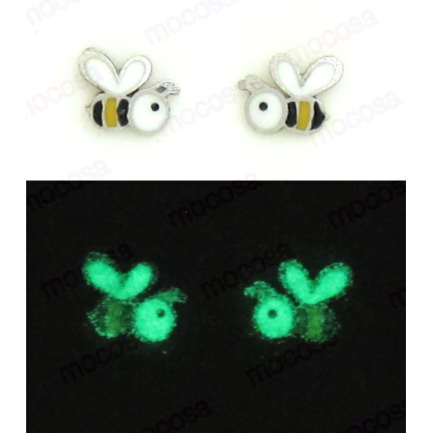 PENDIENTES ABEJA ESMALTADOS