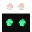 PENDIENTES MUFFIN PLATA