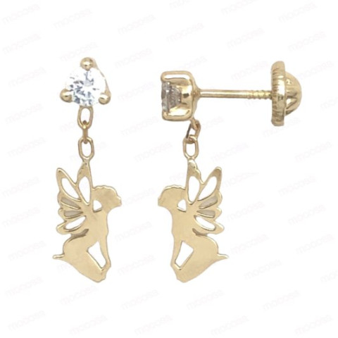 PENDIENTES ORO HADAS