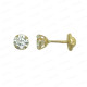 PENDIENTES ORO LUNA