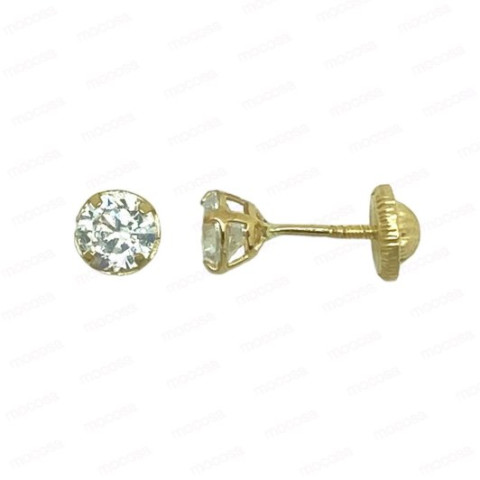 PENDIENTES ORO LUNA