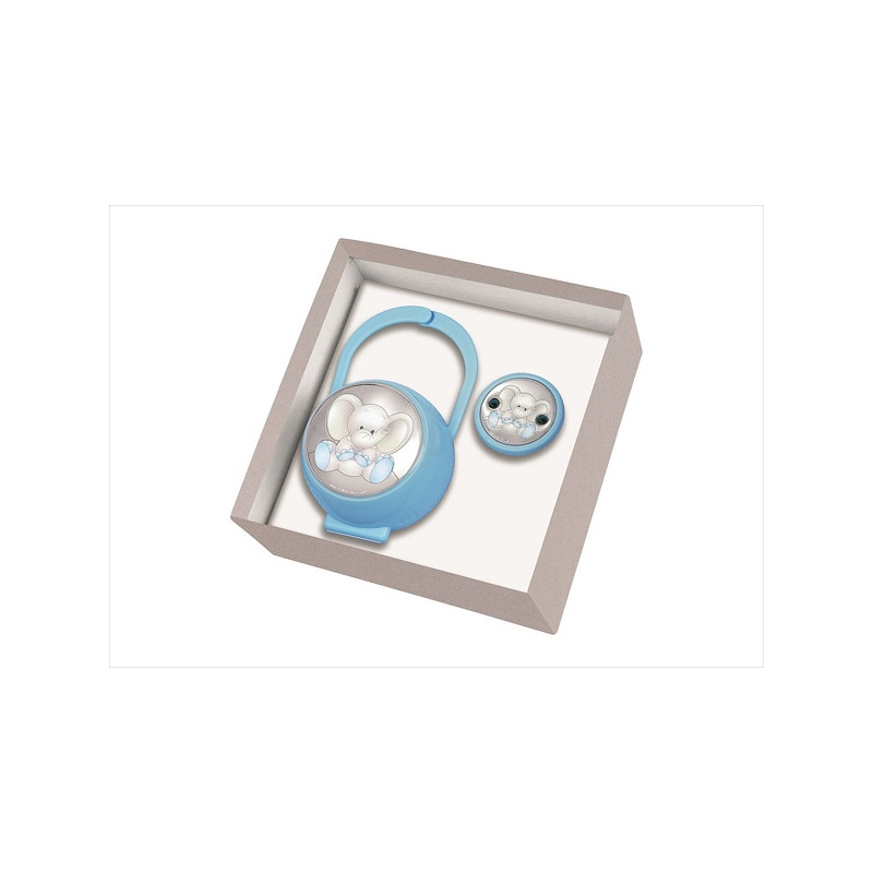 SET PINZA+CHUPETERO ELEFANTE