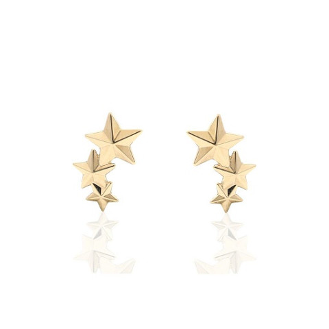 PENDIENTES ORO 1 LEY ESTRELLA