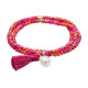 PULSERA ZEN BUGANVILLA PERLA