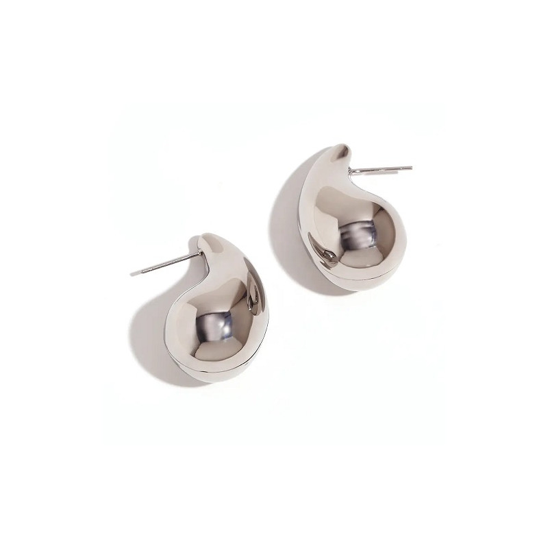 PENDIENTE GOTA PLATEADO