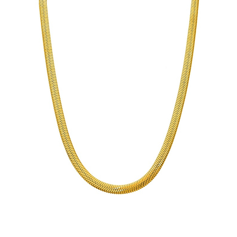 COLLAR ACERO DORADO