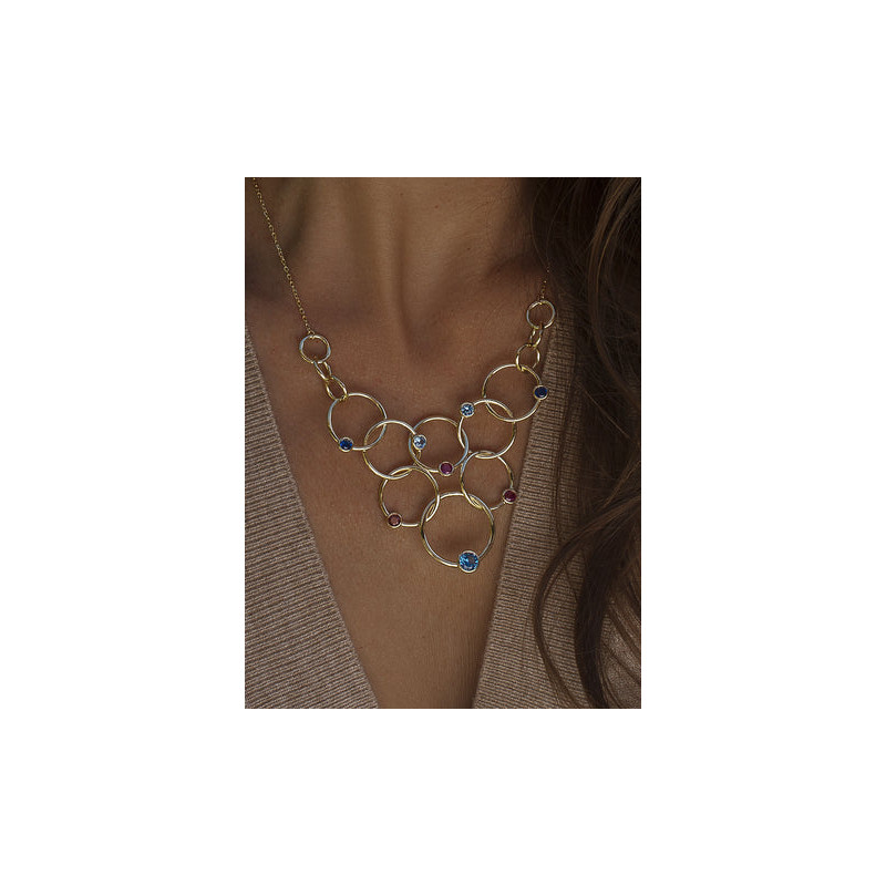 COLLAR PLATA CIRCULO
