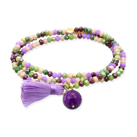 PULSERA PROVENZA ZEN AMATISTA