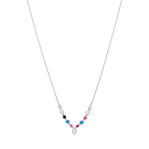 COLLAR PLATA 1 LEY FLORE