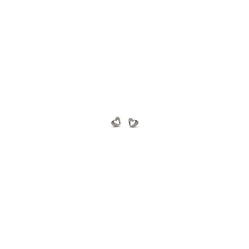 PENDIENTES CORAZON PLATA 1 LEY