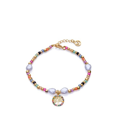 PULS ACERO IP DORADO PERLA