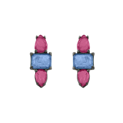 PENDIENTES TURMALINA Y TANZANITA