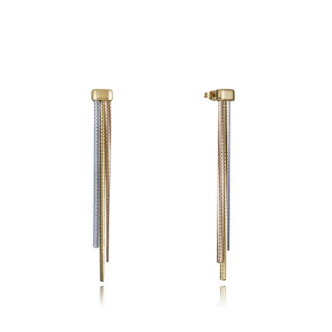 PENDIENTES 3 TONOS ACERO VICEROY