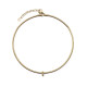 COLLAR ACERO DORADO TUBOGAS