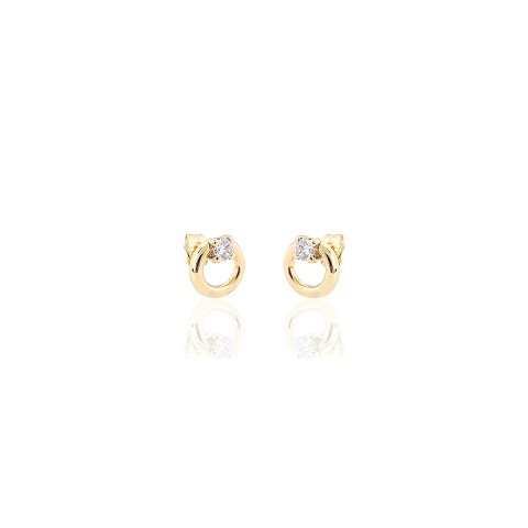PENDIENTES ORO CIRCULO