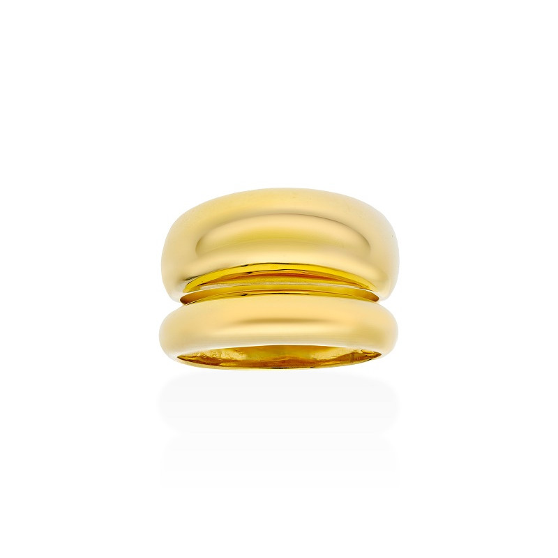 SORTIJA PLATA DORADA GLOSS