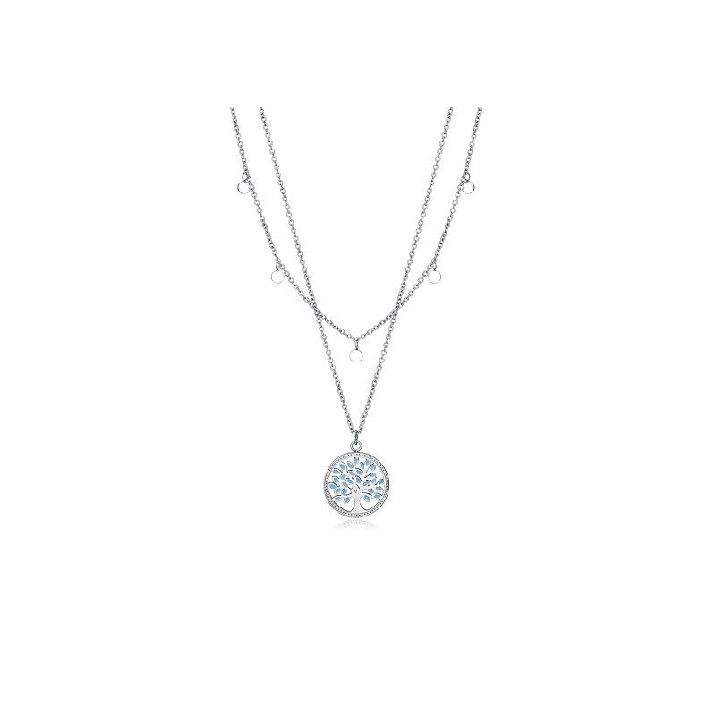 COLLAR ACERO ARBOL ESMALTE