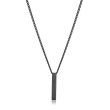 COLLAR ACERO IP NEGRO