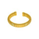 PULSERA ACERO DORADO